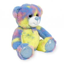 Animal Alley 10 inch Tie-Dye Stuffed Teddy Bear - Blue