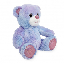 Animal Alley 10 inch Tie-Dye Stuffed Teddy Bear - Purple