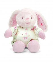 Little Me Pajama Stuffed Bunny - Pink