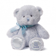 Gund 10 inch My 1st Stuffed Teddy - Blue