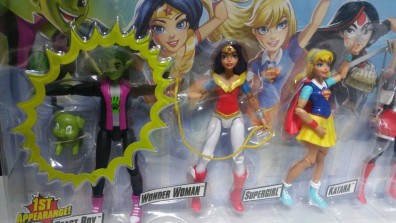 Коллекционный набор фигурок -Школа Супер героев-DC SuperHero Girls - Бист бой, Харли Квин, Вандер Вумен, Катана и др....