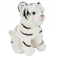 Animal Alley 7.5 inch Tiger - White