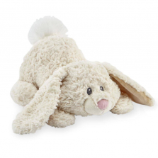 Animal Alley 9 inch Rabbit Tushies Plush - Cream