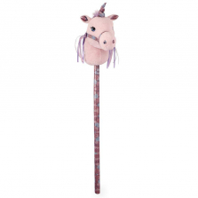 Animal Alley 34 inch Interactive Stick Stuffed Unicorn - Pink