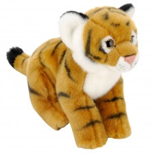 Animal Alley 10 inch Floppy Wild Cat - Orange Tiger