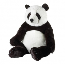 National Geographic Giant Stuffed Panda Bear - Black/White