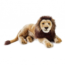 National Geographic Stuffed Lion - Brown
