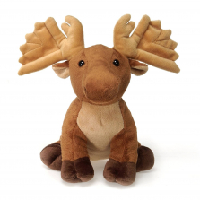Lil' Buddies 9-inch Stuffed Moose - Brown