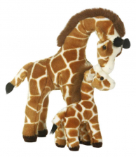 Aurora World 16 inch Miyoni Giraffe with Calf Large Plush