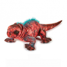National Geographic Stuffed Male Marine Iguana - Red