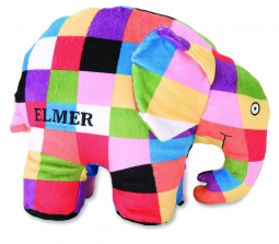 Elmer 12 inch The Patchwork Stuffed Elephant