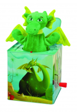 Kids Preferred Puff The Magic Stuffed Dragon Jack in the Box - Green