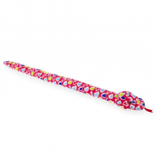Animal Alley 54 inch Exotic Stuffed Snake - Neon Pink