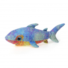 Scribbleez 18-inch Stuffed Shark - Blue