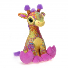 Scribbleez 12-inch Stuffed Giraffe - Yellow