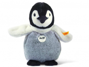Steiff Stuffed Flaps Baby Penguin - Black/White/Grey