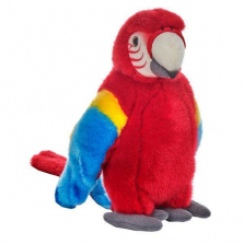 National Geographic Lelly Tropical Parrot Plush - Red