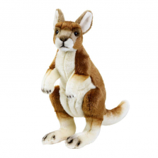 National Geographic Stuffed Kangaroo - Brown/Tan