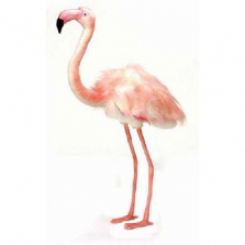 Hansa 32.75 inch Large Plush Pink Flamingo