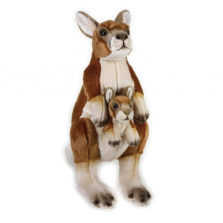 National Geographic Lelly Plush - Kangaroo with Baby