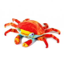 National Geographic Stuffed Sally Lightfoot Crab - Red