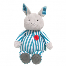 Goodnight Moon Pajama Cuddle 18-inch Bunny - Grey