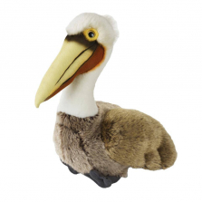 National Geographic Stuffed Pelican - Brown/Grey