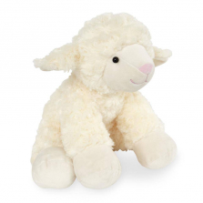 Animal Alley 10 inch Two Tone Stuffed Baby Lamb - Ivory