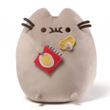 Gund 9.5 inch Stuffed Pusheen Potato Chips - Gray