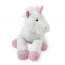 Animal Alley 22 inch Stuffed Unicorn - White/Pink