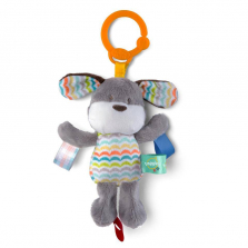 Bright Starts Chime and Go Stuffed Puppy Toy