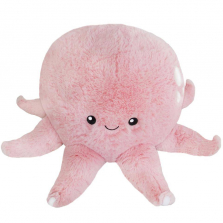 Squishable 15 inch Happy Octopus Plush - Pink