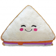 Squishable Snuggle Me 12-inch Stuffed Peanut Butter and Jelly Sandwich