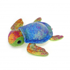 Scribbleez 12-inch Stuffed Turtle - Blue