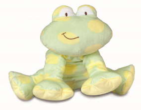 Kids Preferred Healthy Baby 12 inch Spotted Large Stuffed Frog - Green/Yellow