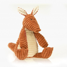 Sweet Potato by Glenna Jean Large Plush Aardvark with Cream Belly (12")