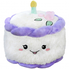 Squishable Snuggle Me 12-inch Stuffed Birthday Cake