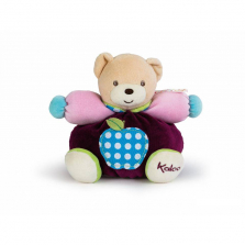 COLORS Small Chubby Bear Plush - Apples
