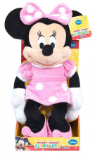 Disney Classic Medium Minnie Mouse Plush - Light Pink and Polka Dots