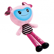 Brightlings 15 inch Interactive Singing and Talking Stuffed Figure - Pink