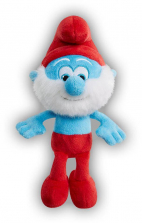 Smurfs 8 inch Bean Bag Stuffed Papa Smurf - Blue