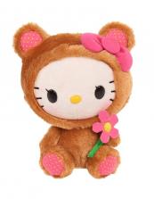 Hello Kitty 10 inch Stuffed Figure - Brown Hooded