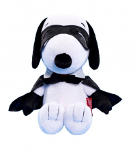 Marvel Peanuts 4.5 inch Masked Mini Stuffed Snoopy - White/Black