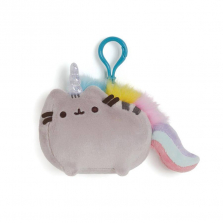 Gund 4.5 inch Pusheen Backpack Clip Pusheenicorn Plush - Gray