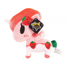 Neon Star by Tokidoki Small Bean Stuffed Unicorn - Ruby