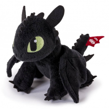 DreamWorks Dragons How To Train Your Dragon- 8 inch Premium Plush - Red Tail Toothless