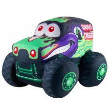 Monster Jam Truckin Pals Stuffed Truck - Grave Digger