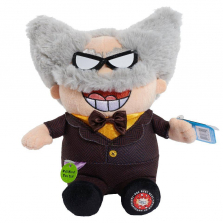 Captain Underpants Talking Bean Stuffed Figure - Professor Poopypants