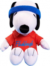 Just Play Peanuts Mini Stuffed Snoopy Flashbeagle - White