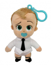Boss Baby 6.5 inch Stuffed Backpack Clip - Boss Baby in Diaper